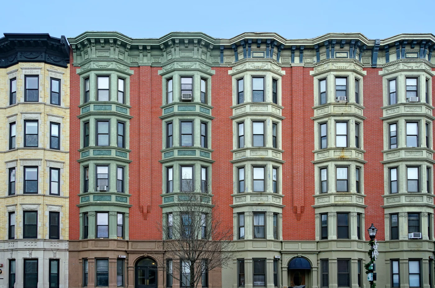 Beautiful early 19th century row homes in New Jersey