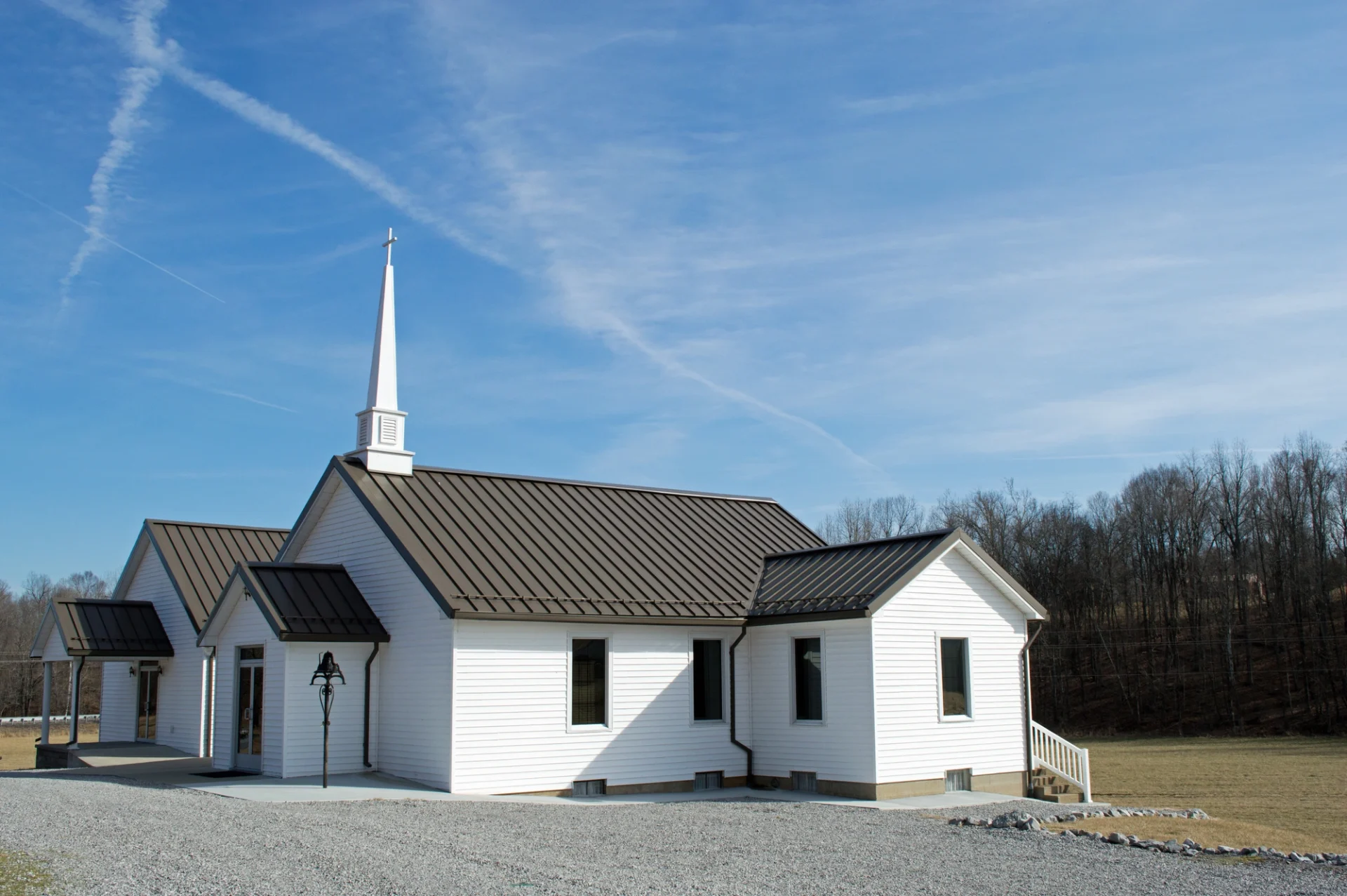 A church roof with maintenance