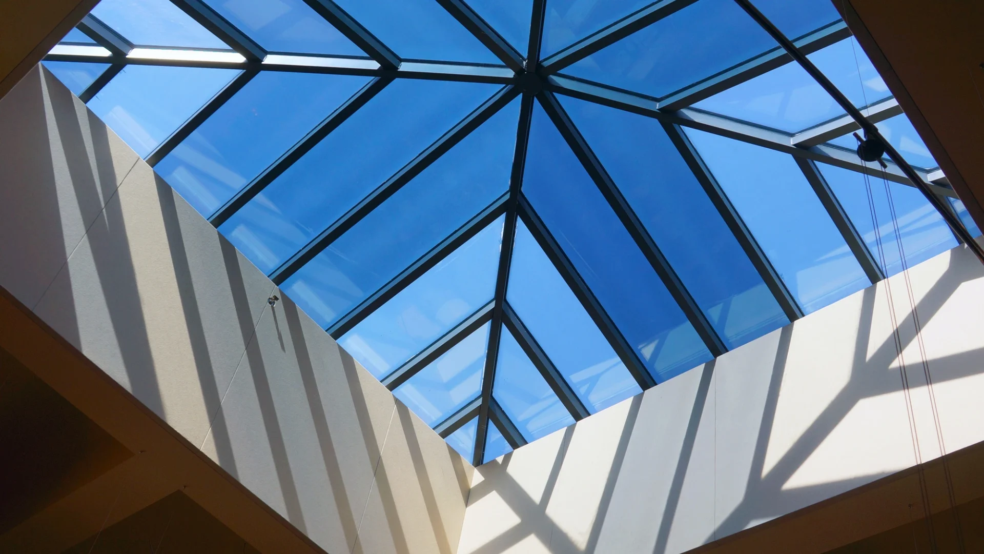 Close-up of skylight