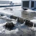 Ice On Commercial Flat Roof Nj