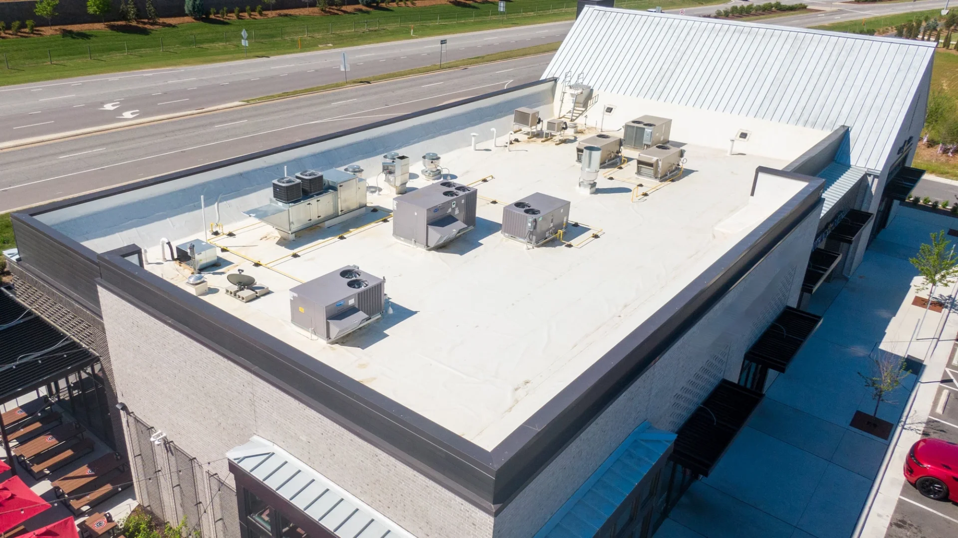 Large Commercial Roof Replacement Roofing Scaled